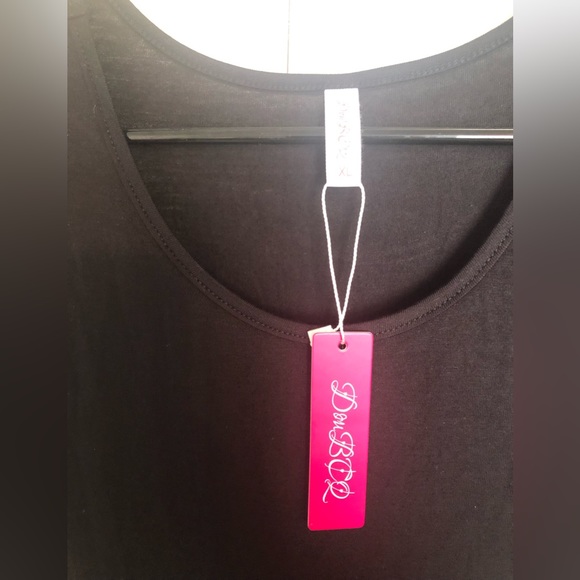 NWT DouBCQ Womens Black Casual Flowy Pleated Dress with Pockets - Size XL - Picture 3 of 4